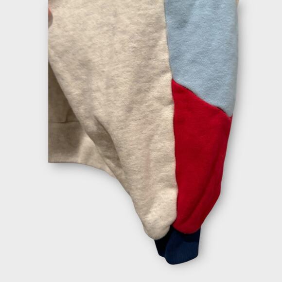 Mother The Loosen-Up Crop Embroidered Logo Sweatshirt Size Small - Picture 7 of 12